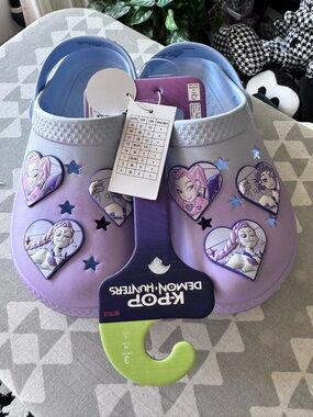 KPOP x Demon Hunters Purple Character Clog Shoes